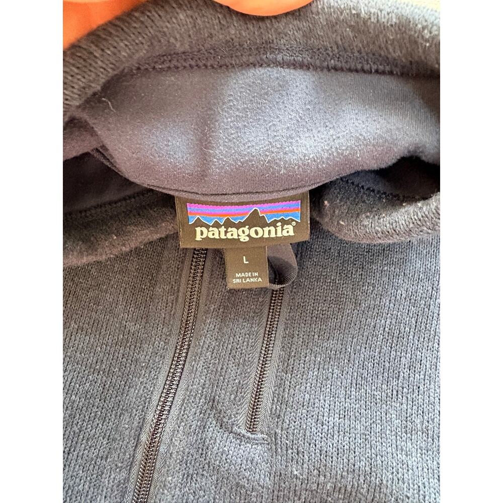 Patagonia Men's Large Navy Better Sweater Fleece Full Zip Jacket - Picture 5 of 9